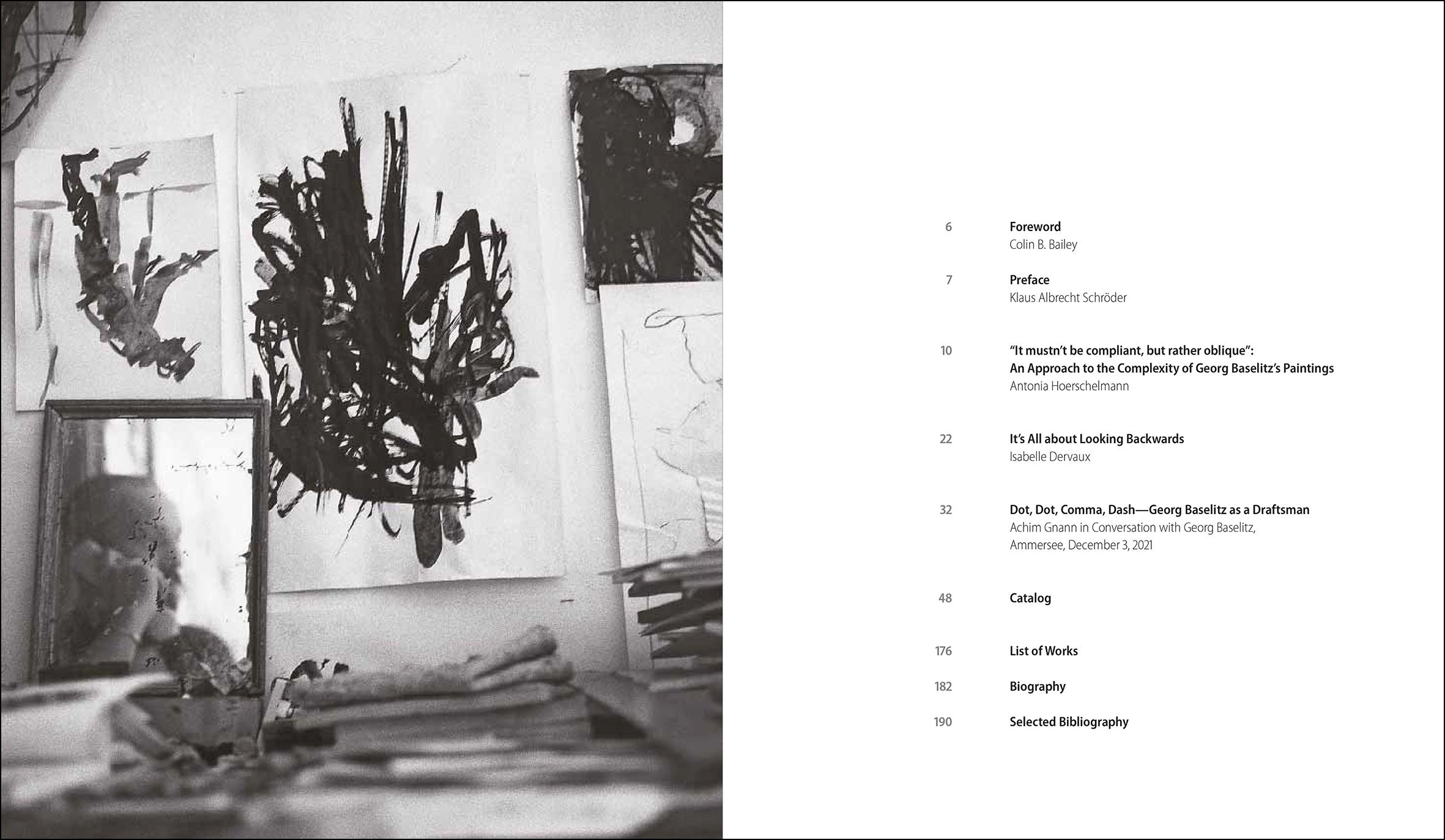 Beispielinhalt (Bild) Georg Baselitz. 100 Drawings
