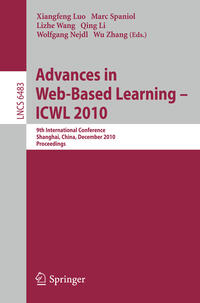 Vorderes Coverbild Advances in Web-Based Learning - ICWL 2010
