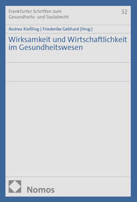 Vorderes Coverbild Wirksamkeit und Wirtschaftlichkeit im Gesundheitswesen