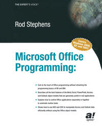 Vorderes Coverbild Microsoft Office Programming