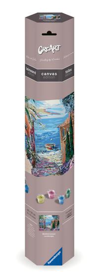 Vorderes Coverbild CreArt Canvas Leinwand - Mediterrane Landschaft