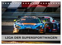 Vorderes Coverbild Liga der Supersportwagen (Tischkalender 2025 DIN A5 quer), CALVENDO Monatskalender