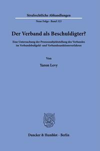 Vorderes Coverbild Der Verband als Beschuldigter?