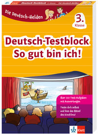Vorderes Coverbild Klett Die Deutsch-Helden: Deutsch-Testblock So gut bin ich! 3. Klasse