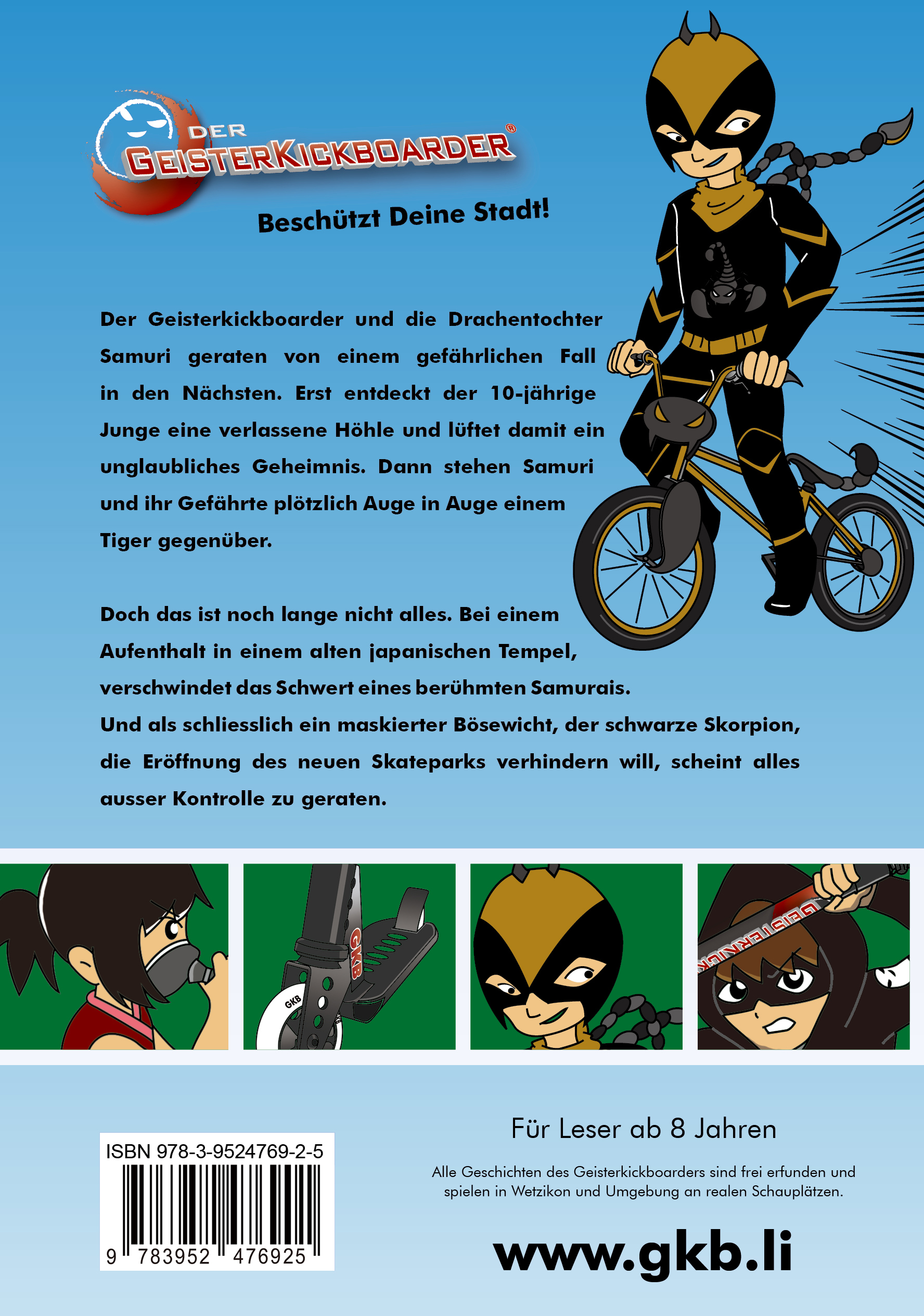 Rückseitencover Der Geisterkickboarder Band 7