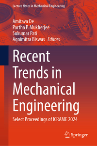 Vorderes Coverbild Recent Trends in Mechanical Engineering