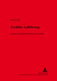Vorderes Coverbild Erzählte Aufklärung