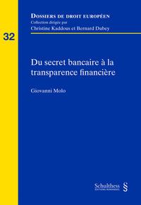 Vorderes Coverbild Du secret bancaire à la transparence financière