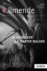 Vorderes Coverbild Allmende 112 – Zeitschrift für Literatur