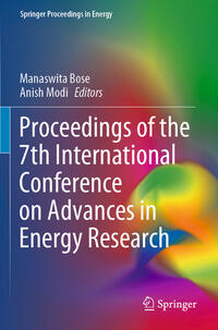 Vorderes Coverbild Proceedings of the 7th International Conference on Advances in Energy Research