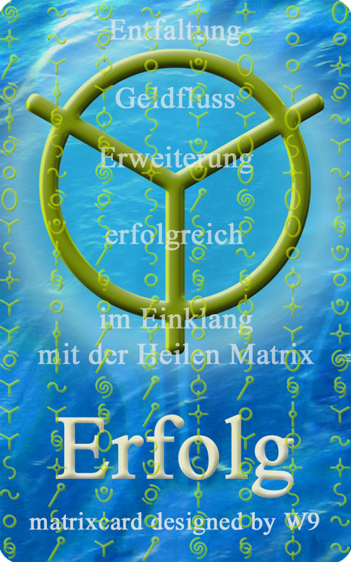 Beispielinhalt (Bild) 3D Matrixcard Erfolg