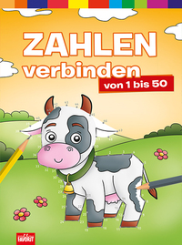 Vorderes Coverbild Zahlen verbinden von 1 bis 50