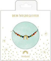 Vorderes Coverbild Armband – Armband mit Regenbogenanhänger