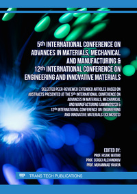 Vorderes Coverbild 5th International Conference on Advances in Materials, Mechanical and Manufacturing & 12th International Conference on Engineering and Innovative Materials