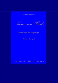 Vorderes Coverbild Namen und Werke 11