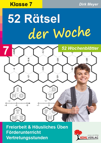Vorderes Coverbild 52 Rätsel der Woche / Klasse 7
