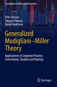 Vorderes Coverbild Generalized Modigliani–Miller Theory