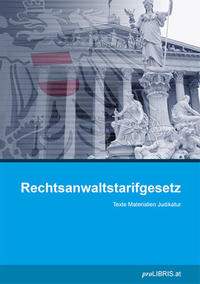 Vorderes Coverbild Rechtsanwaltstarifgesetz