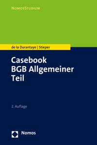Vorderes Coverbild Casebook BGB Allgemeiner Teil