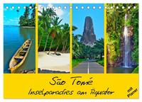 Vorderes Coverbild São Tomé - Inselparadies am Äquator (Tischkalender 2025 DIN A5 quer), CALVENDO Monatskalender