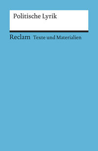 Vorderes Coverbild Politische Lyrik