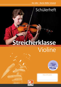 Vorderes Coverbild Leitfaden Streicherklasse. Schülerheft - Violine
