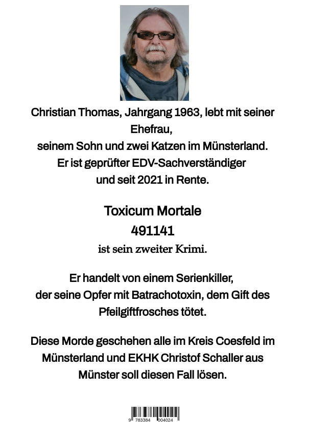 Rückseitencover Toxicum Mortale