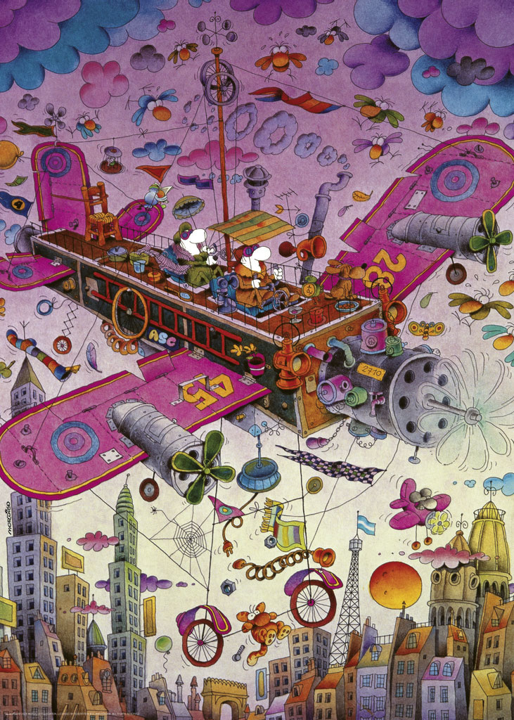 Beispielinhalt (Bild) Fly With Me! Puzzle
