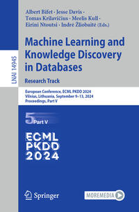 Vorderes Coverbild Machine Learning and Knowledge Discovery in Databases. Research Track
