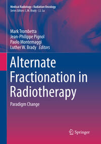 Vorderes Coverbild Alternate Fractionation in Radiotherapy
