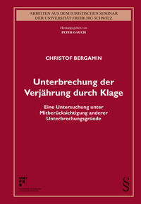Vorderes Coverbild Unterbrechung der Verjährung durch Klage