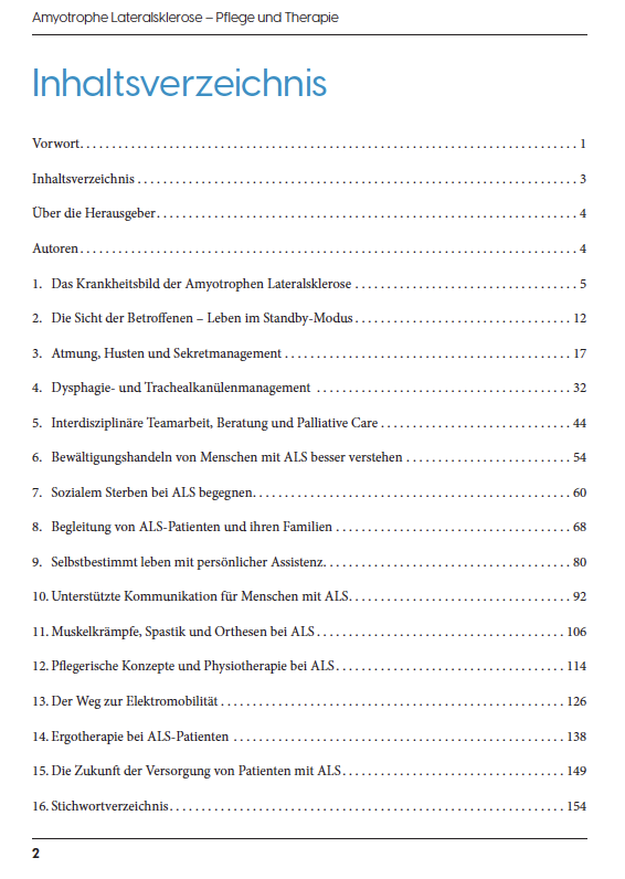 Beispielinhalt (Bild) Amyothrophe Lateralsklerose