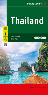 Vorderes Coverbild Thailand, Autokarte 1:900.000, freytag & berndt