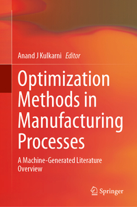 Vorderes Coverbild Optimization Methods in Manufacturing Processes