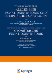 Vorderes Coverbild Vorlesungen über Allgemeine Funktionentheorie und Elliptische Funktionen