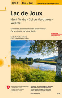 Vorderes Coverbild 3316T Lac de Joux Carte d'excursions
