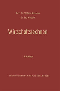 Vorderes Coverbild Wirtschaftsrechnen