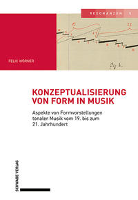 Vorderes Coverbild Konzeptualisierung von Form in Musik