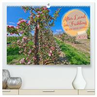 Vorderes Coverbild Altes Land im Frühling - Mit dem Fahrrad unterwegs (hochwertiger Premium Wandkalender 2025 DIN A2 quer), Kunstdruck in Hochglanz
