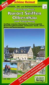 Vorderes Coverbild Wander- Ski- und Radwanderkarte Osterzgebirge, Kurort Seiffen, Olbernhau und Umgebung