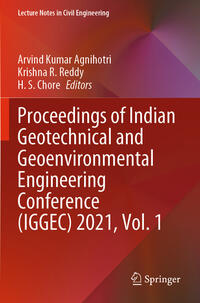 Vorderes Coverbild Proceedings of Indian Geotechnical and Geoenvironmental Engineering Conference (IGGEC) 2021, Vol. 1