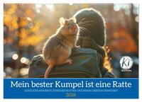 Vorderes Coverbild Mein bester Kumpel ist eine Ratte (Wandkalender 2026 DIN A2 quer), CALVENDO Monatskalender
