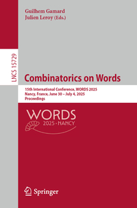 Vorderes Coverbild Combinatorics on Words