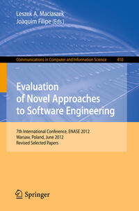 Vorderes Coverbild Evaluation of Novel Approaches to Software Engineering
