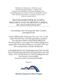 Vorderes Coverbild Lehrmaterial für den Einbürgerungs-Test für das Erste (Volldemokratische)... / Im Paradies der Klugen, Reichen und Schönen leben? Buch 2
