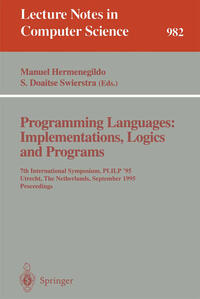 Vorderes Coverbild Programming Languages: Implementations, Logics and Programs