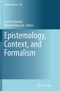 Vorderes Coverbild Epistemology, Context, and Formalism
