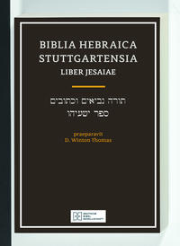 Vorderes Coverbild Biblia Hebraica Stuttgartensia / Liber Jesaiae