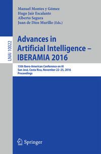 Vorderes Coverbild Advances in Artificial Intelligence - IBERAMIA 2016