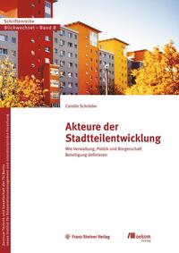 Vorderes Coverbild Akteure der Stadtteilentwicklung
